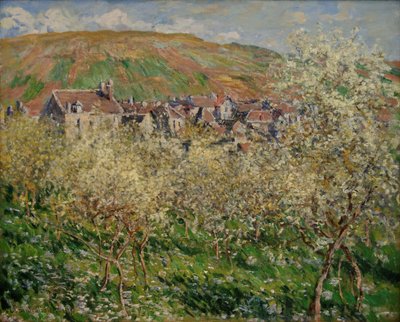 Flowering Plum Trees by Claude Monet